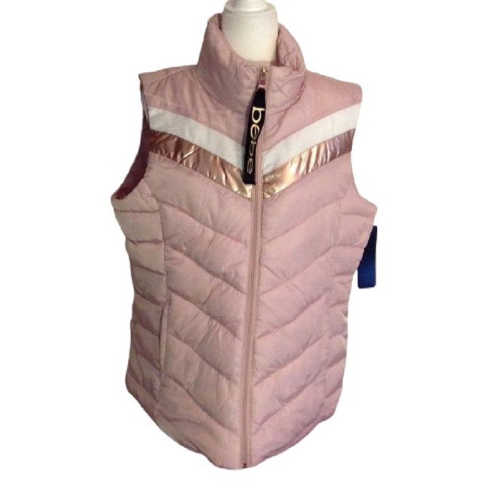 Bebe Puffer Vest New With Tickets Size Large